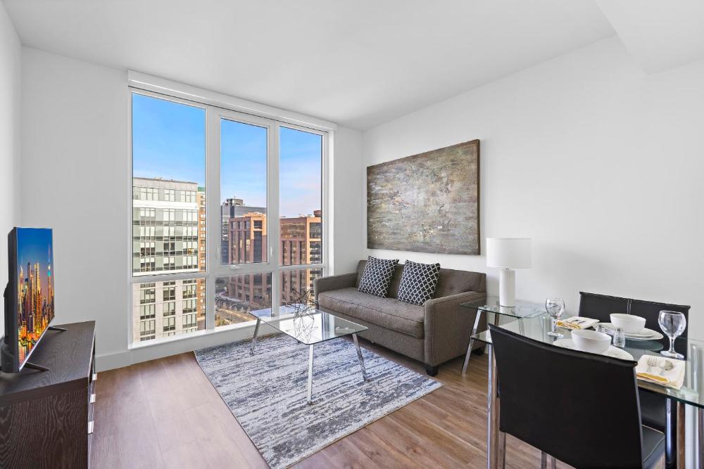 Luxury One Bedroom Apartment interior